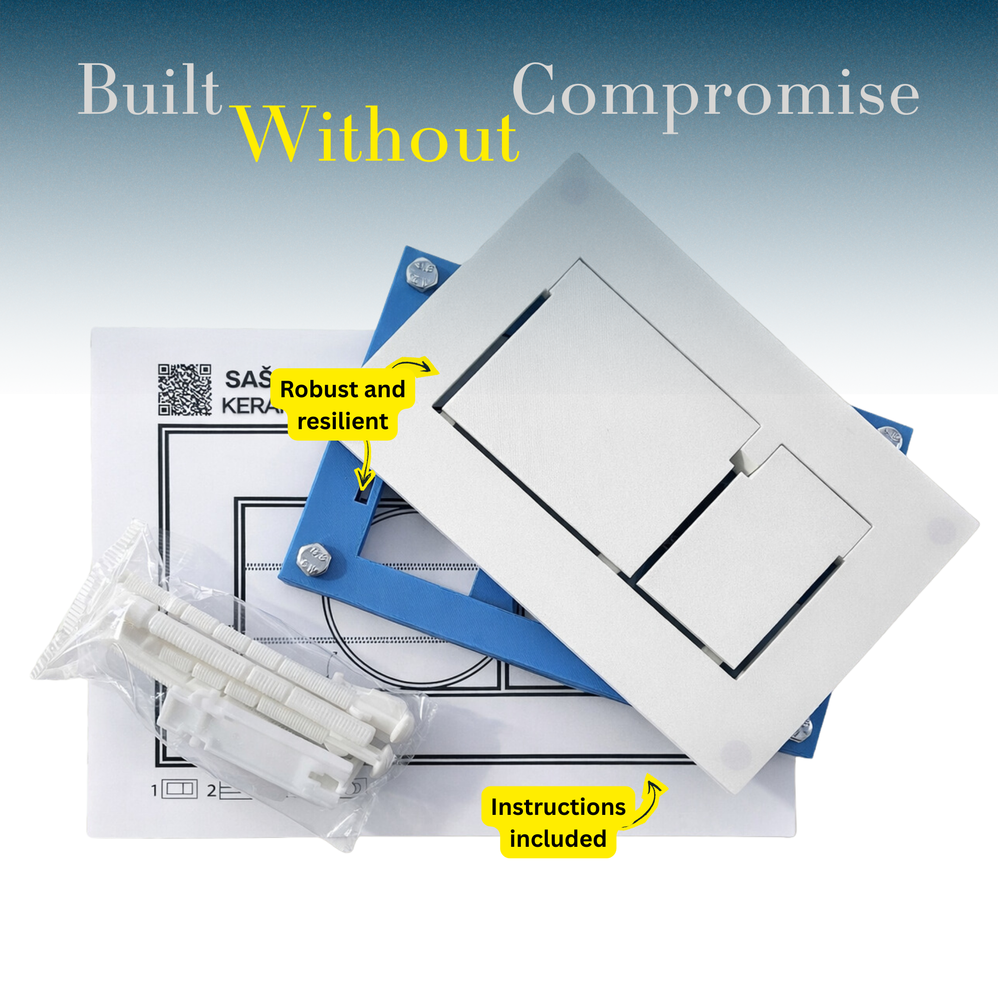Geberit Sigma and Delta Plastic Base